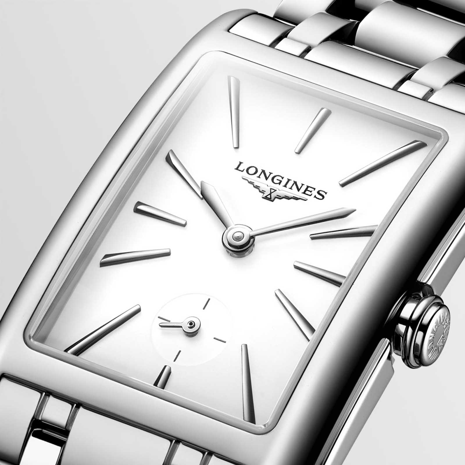 Longines Longines DolceVita L5.512.4.11.6 женские часы белый циферблат на запястье